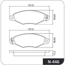 Imagen del producto PASTILLA DE FRENO DEL RNL KANGOO