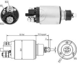 Imagen del producto AUTOMÁTICO ISKRA TRACTORES CASE.  MASSEY FERGURSON 12V