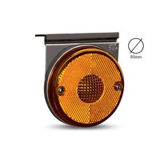 Imagen del producto FARO LATERAL BI VOL LED AMARILLO C  SOPORTE REDONDO 85MM