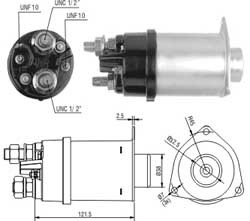 Imagen del producto AUTOMÁTICO DELCO 12V CAT. HYSTER. MFR 37MT 42MT