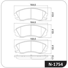 Imagen del producto PASTILLA DE FRENO DEL KIA CARNIVAL 2.9. H1 (06-09)