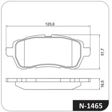 Imagen del producto PASTILLA DE FRENO DEL FORD FIESTA. NEW FIESTA 1.6 FLEX (12 EN ADELANTE) SZK SWIFT