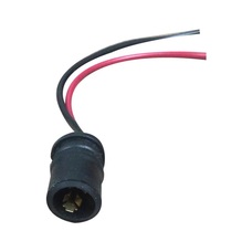 Imagen del producto PORTA FOCO T10 DE GOMA CON CABLE