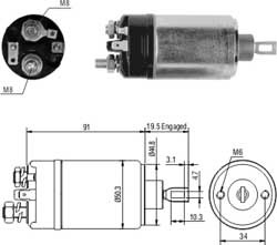 Imagen del producto AUTOMÁTICO BOSCH 12V CHEVROLET CHEVETTE 76-81