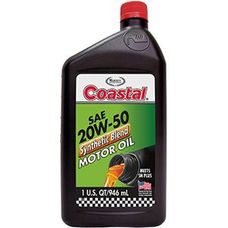 Imagen del producto ACEITE DE MOTOR SEMISINTÉTICO COASTAL - SAE 20W50 DE 1 QT.