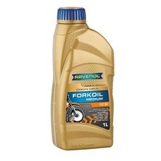 Imagen del producto ACEITE PARA AMORTIGUADOR RAVENOL FORKOIL MEDIUM 10W 1LT.