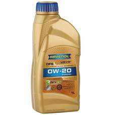 Imagen del producto ACEITE PARA MOTOR SINTÉTICO RAVENOL DFE 0W20 1 LT.