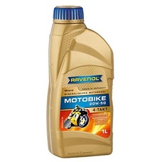 Imagen del producto ACEITE PARA MOTOR MINERAL RAVENOL MOTOBIKE 4T 20W50 1 LT.